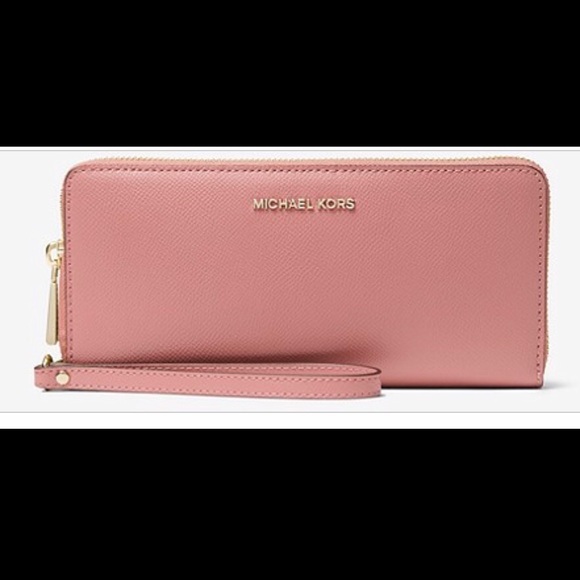 Michael Kors Crossgrain Continental Wristlet NWT - Picture 7 of 8